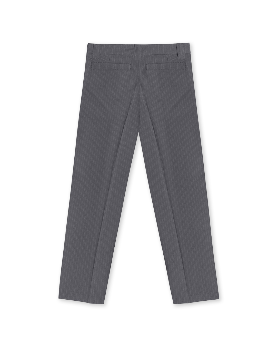 Grey Pinstripe Wide Pants