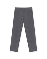 Grey Pinstripe Wide Pants
