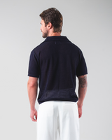 Blue Tricot Polo