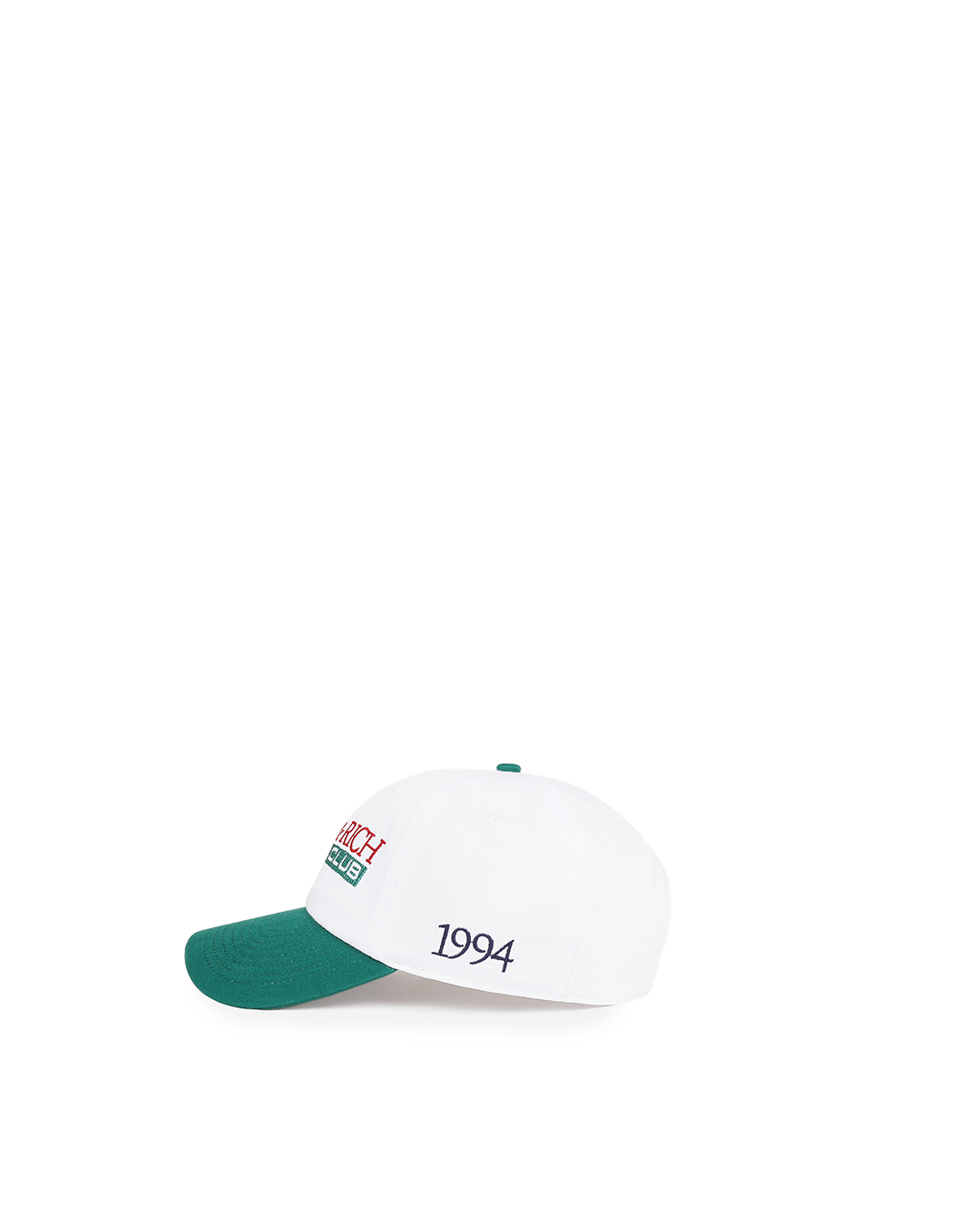 White/Green Finish Line Cap