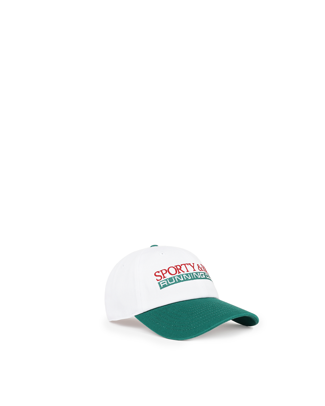 White/Green Finish Line Cap