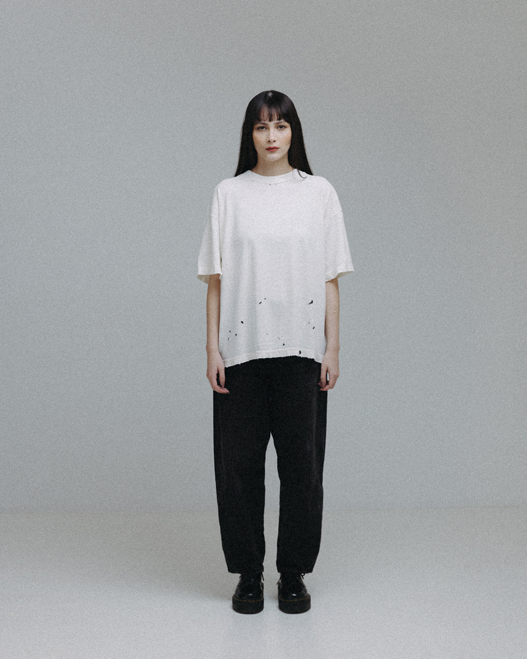 Off-White Trashed 'Blank' Tee