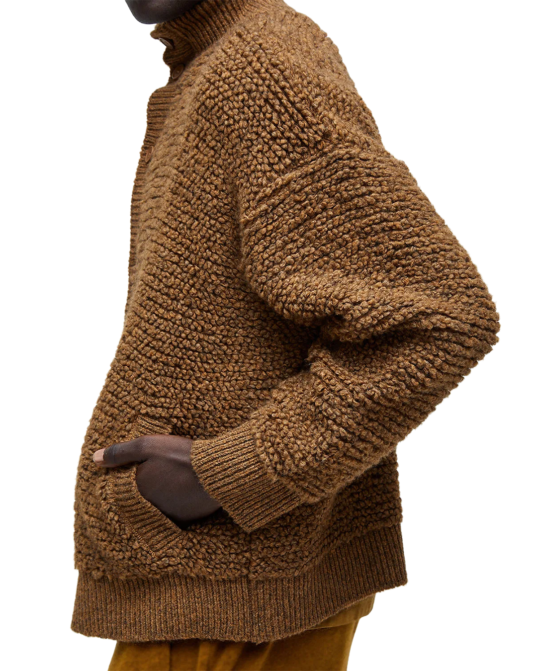 Brown Furry Cardigan