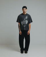 Black Washed 'Wish 92' Tee