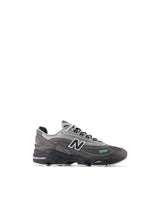 1000 - Dark Silver Metallic/Lime Leaf
