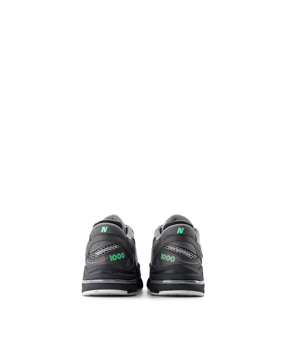 1000 - Dark Silver Metallic/Lime Leaf