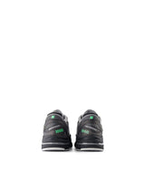 1000 - Dark Silver Metallic/Lime Leaf
