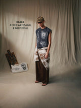 Black 'Iconografia' Tank Top