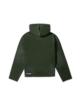 Stoned Green Trim Zipped Hoodie