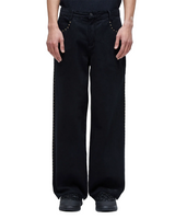 Black Cotton Twill Pants