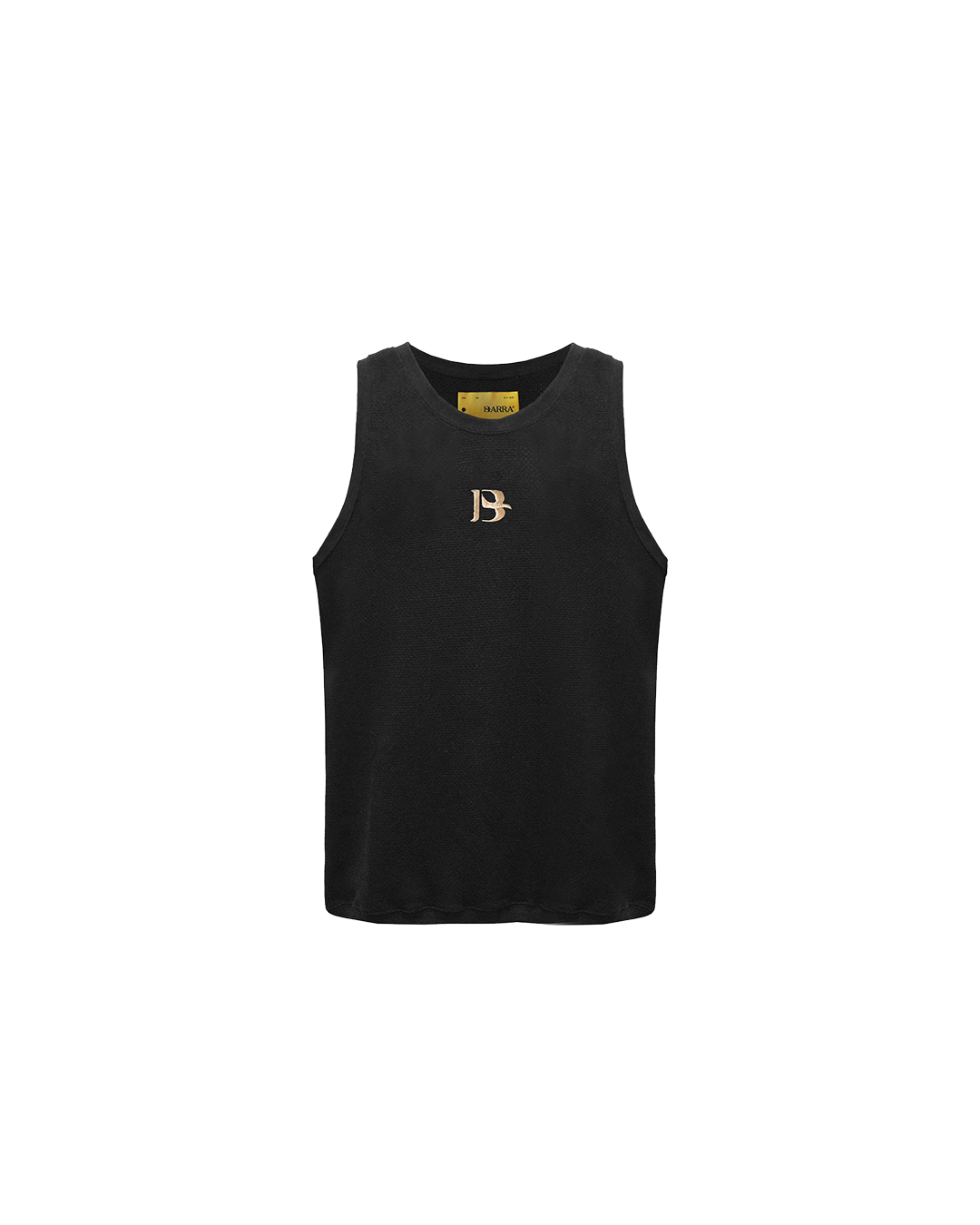 Black Logo Tricot Tank Top