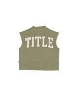Green College Tank Top