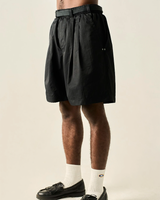 Black Alfaiataria Tech Shorts