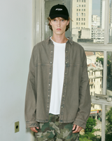 Motled Brown Loose Shirt