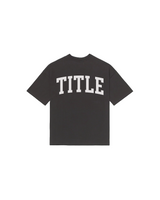 Grey College Boxy Tee