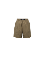 Beige Alfaiataria Tech Shorts