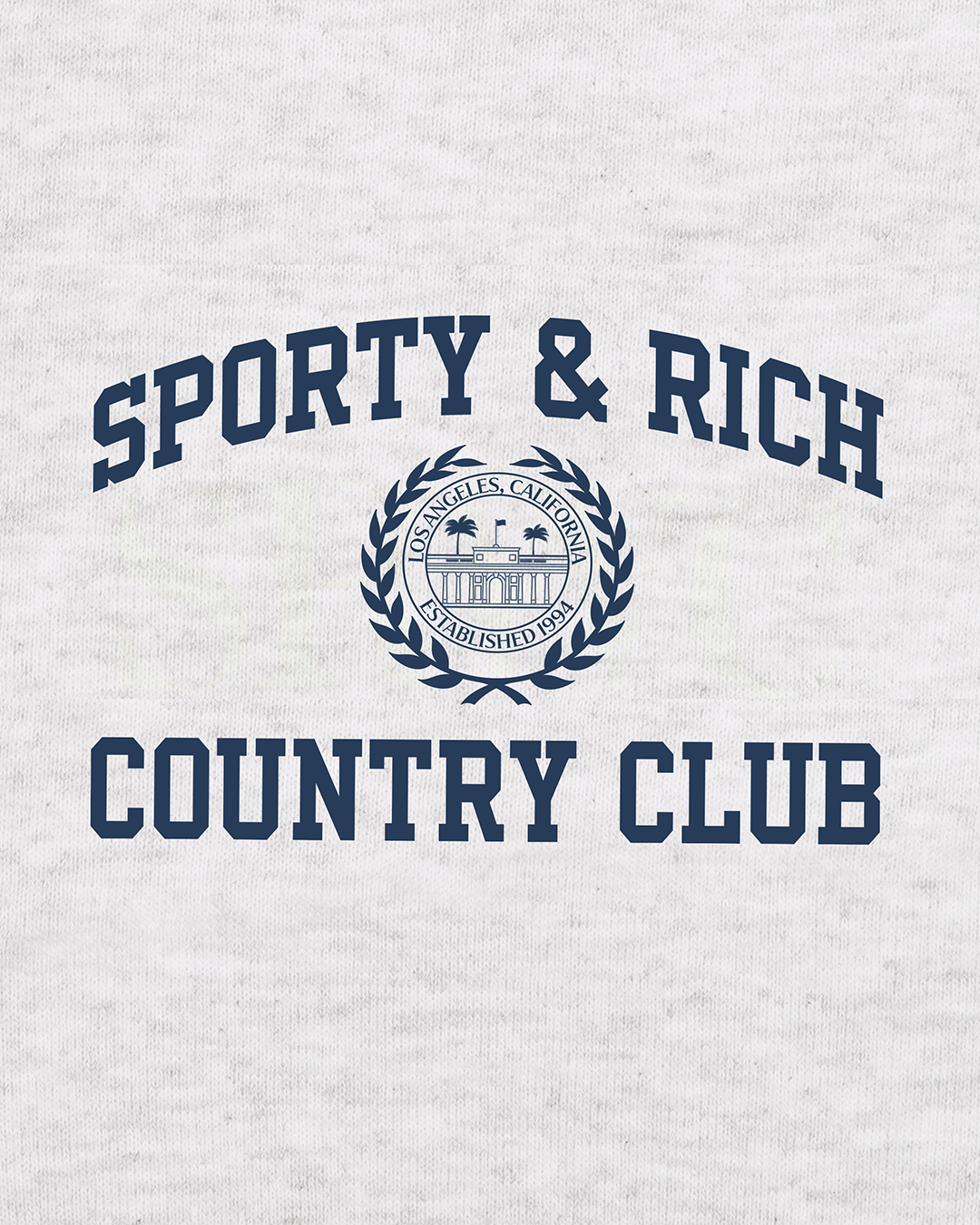 Gray Varsity Crest Crewneck