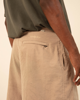 Beige Overlayer Boardshort