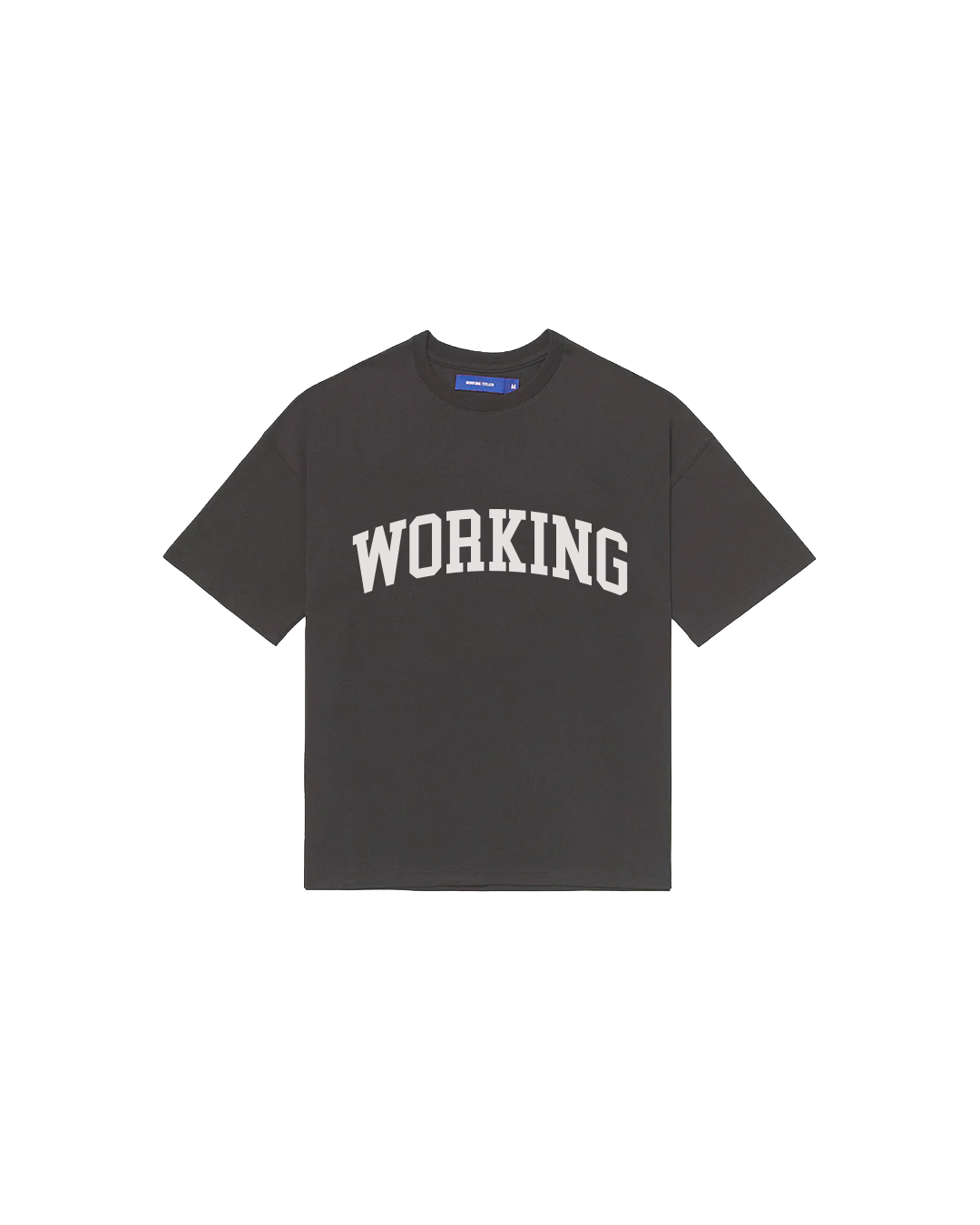 Grey Faded 'College' Boxy Tee