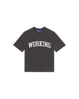 Grey College Boxy Tee
