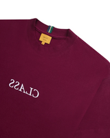 Burgundy 'Inverso' Tee