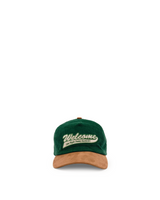 Green 'Late Night Velvet' Cap
