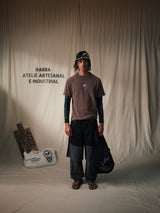 Brown 'B Garça' Raglan Tee