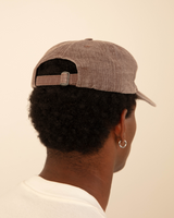 Brown Stamp Patch Hat