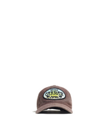 Brown Stamp Patch Hat