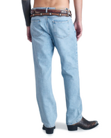 Light Blue Logo Denim Pants