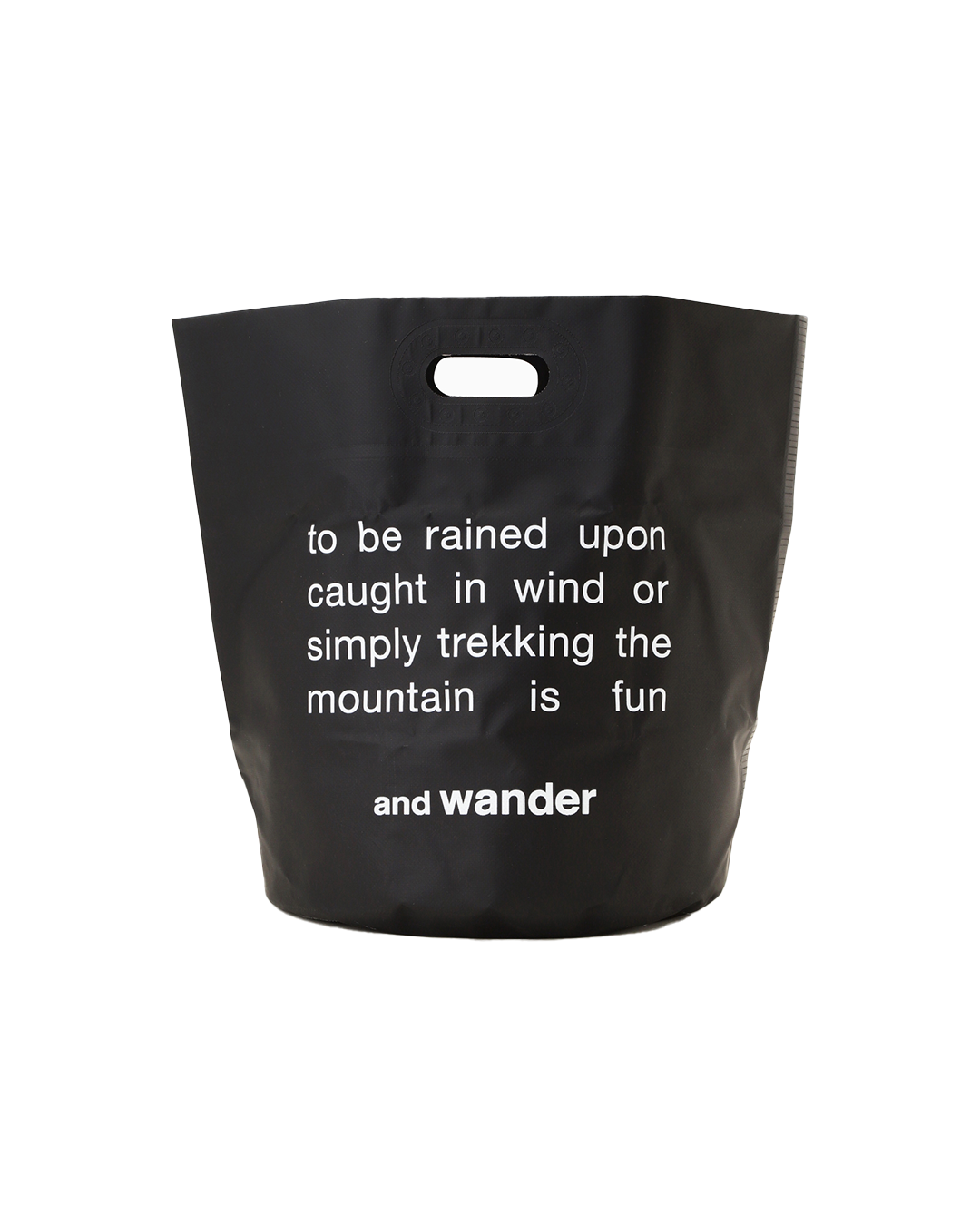 Black Storage Bucket 35L