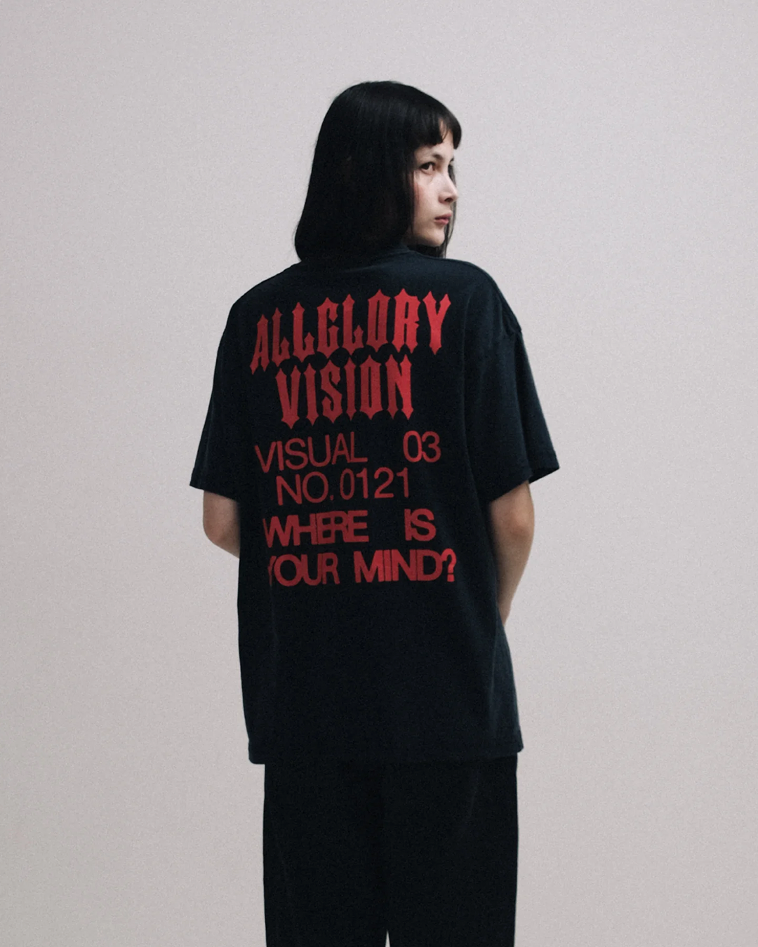 Washed Black Where Is Your Mind Tee