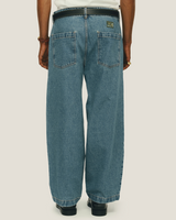 Blue Ballon Denim Pants