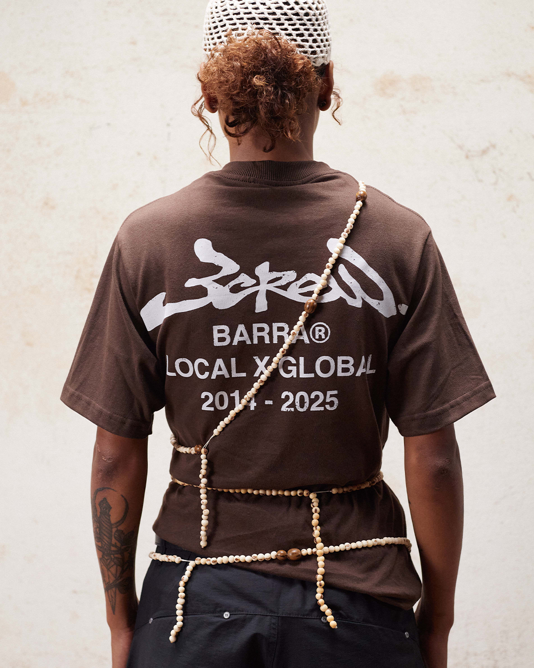 Brown Local X Global Tee