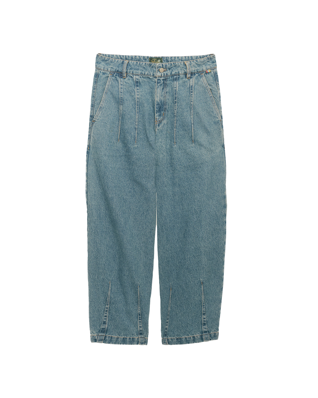 Blue Ballon Denim Pants