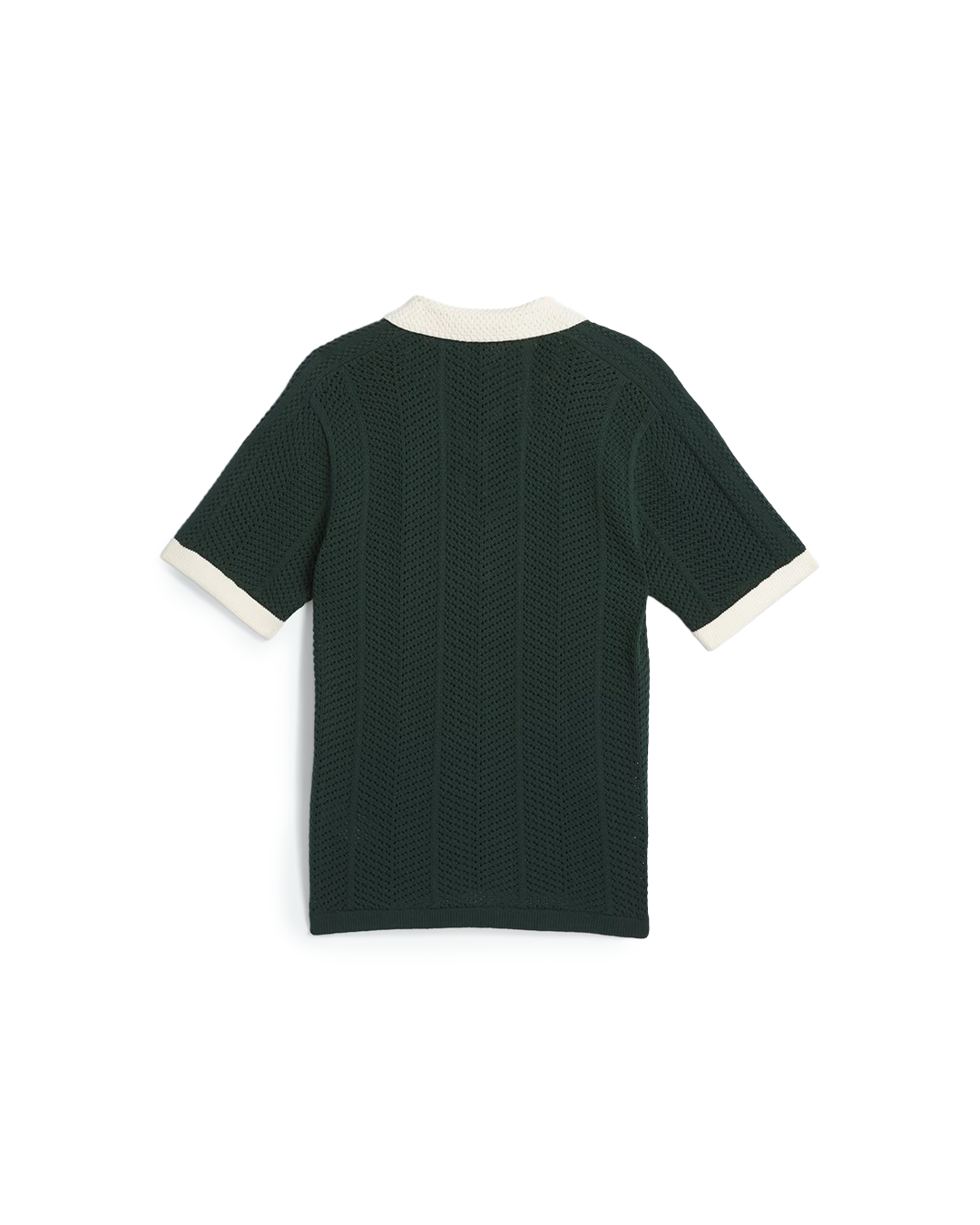 Green Piqué Knit Polo X CLOT