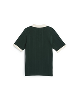 Green Piqué Knit Polo X CLOT