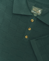 Green Checked Tricot Polo