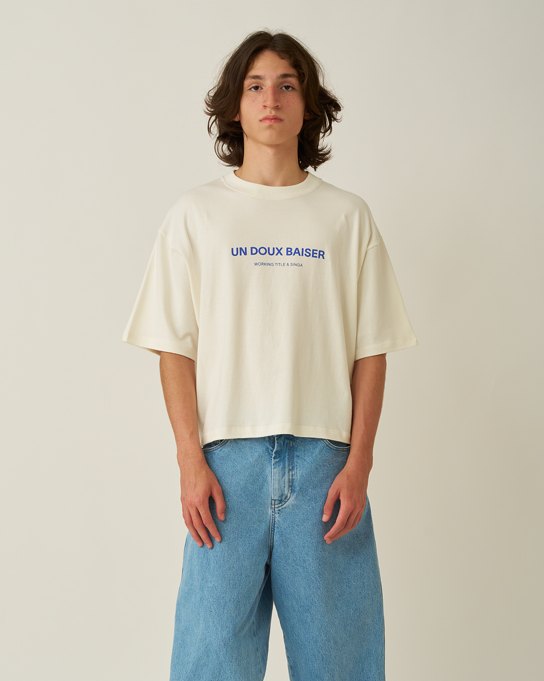 Off-White Oversized Boxy Tee Cocteau