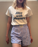 Off-White 'Alive With Pleasure' Baby Tee