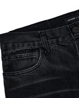 Black Denim Jet Pants