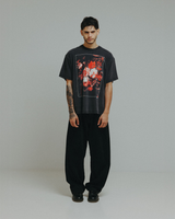 Black Washed 'Tears And Night' Tee