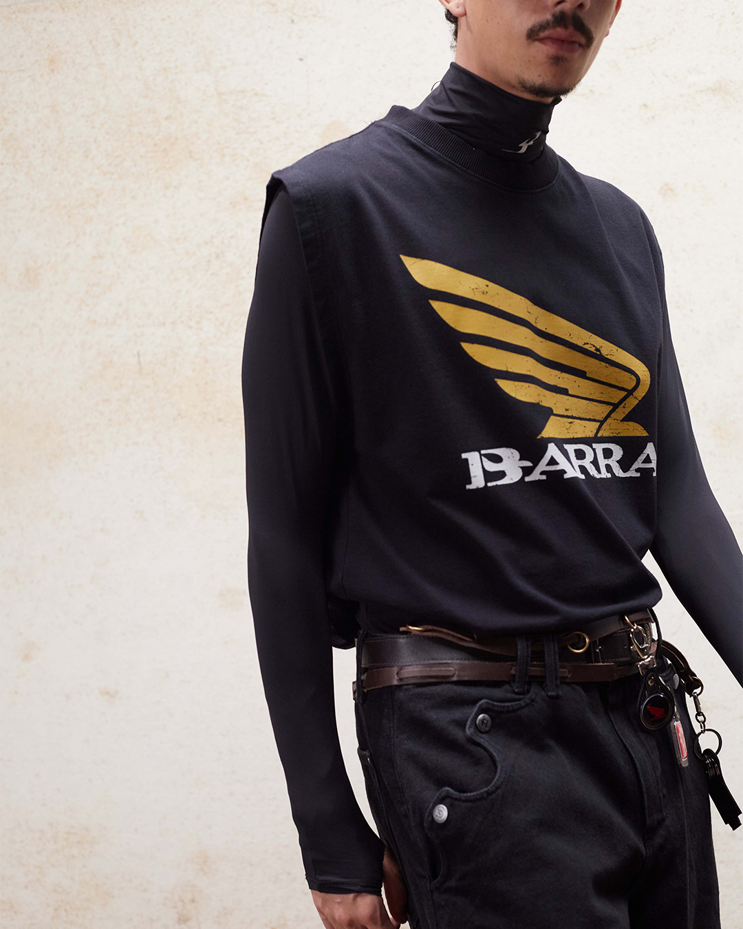 Washed Black Barra Souvenir Tank Top
