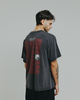 Black Washed 'Tears And Night' Tee