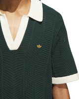 Green Piqué Knit Polo X CLOT