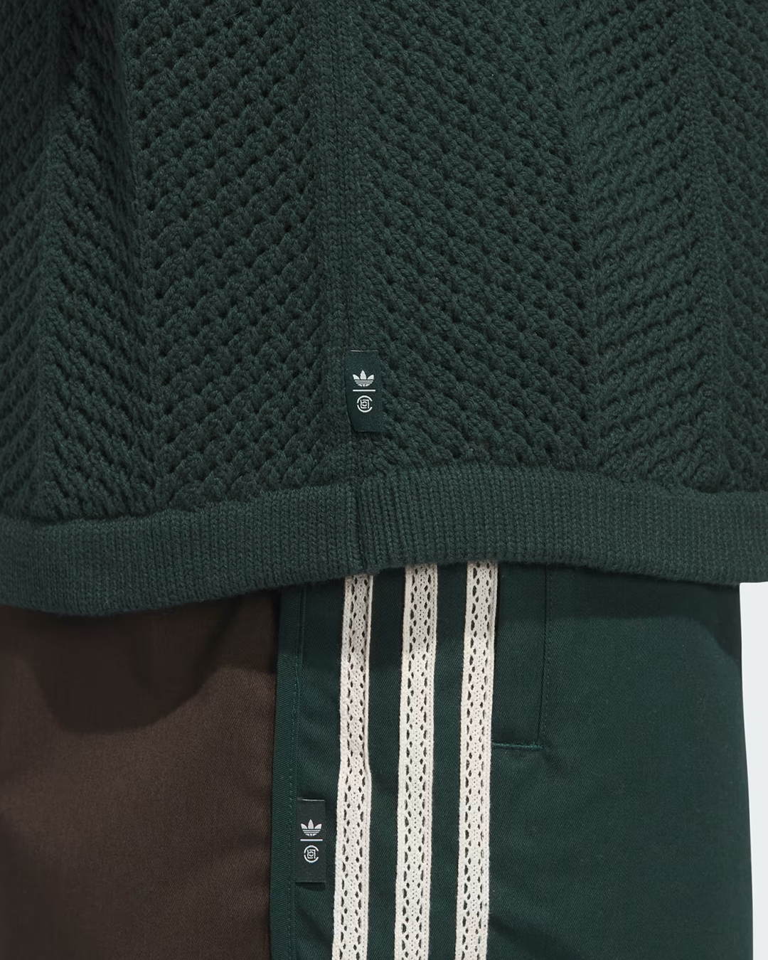 Green Piqué Knit Polo X CLOT