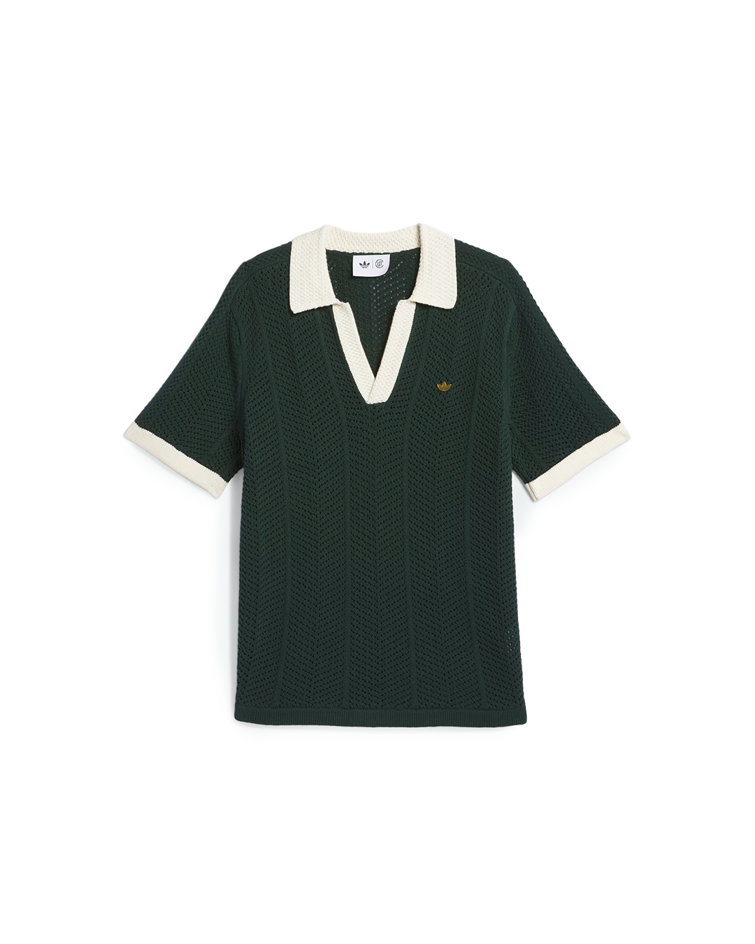 Green Piqué Knit Polo X CLOT