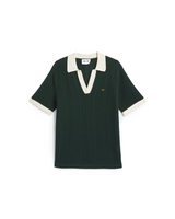 Green Piqué Knit Polo X CLOT