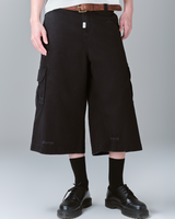 Black Cargo Shorts