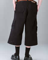 Black Cargo Shorts